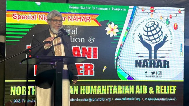 Photo: Dr. Ataul Osmani, President of Nahar Relief.