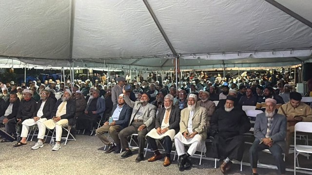 Photo: A section of the attendees at the cultural evening and Mezban.