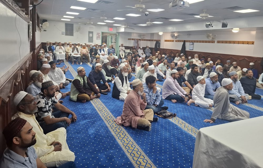 Participants listening to the discussion