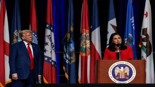 President Trump and Tulsi, File Photo