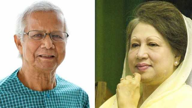 Chief advisor Dr. Muhammad Yunus went to Evercare Hospital to visit Bangladesh Nationalist Party (BN...