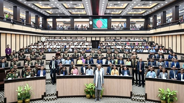 Chief Adviser Muhammad Yunus Delivers Farewell Address to Officials