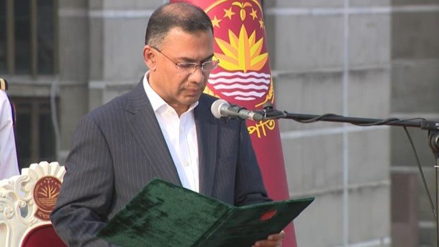 Tarique Rahman Sworn In as Bangladesh’s 11th Prime Minister