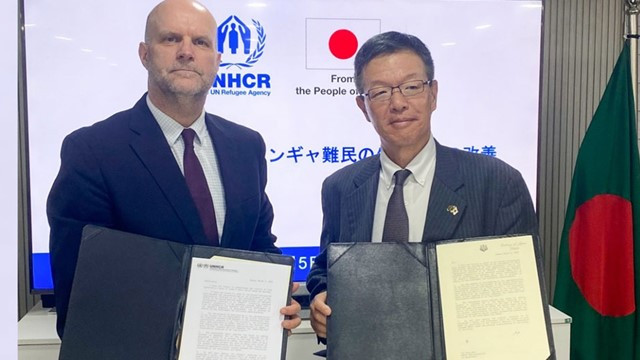 Japan, UNHCR Sign $2.6 Million Aid Agreement for Rohingya Refugees in Bangladesh
