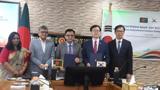 Bangladesh, South Korea Sign CEPA; 97% of Bangladeshi Exports to Receive Preferential Tariff Access