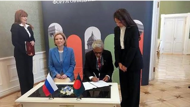 Bangladesh, Russia Sign Cultural Cooperation MoU in St. Petersburg