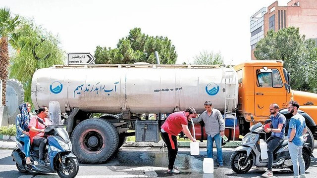 Tehran to Face Severe Water Shortage Within Two Weeks