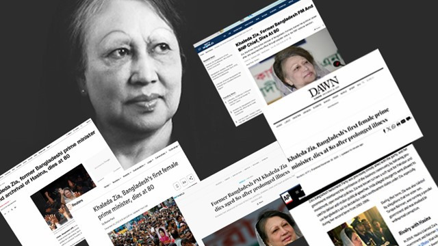 Khaleda Zia's Death Reported in International Media