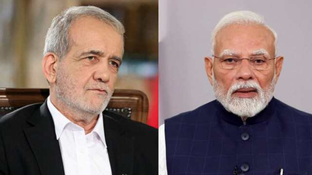 Modi-Pezeshkian Discuss Freedom of Navigation in Strait of Hormuz