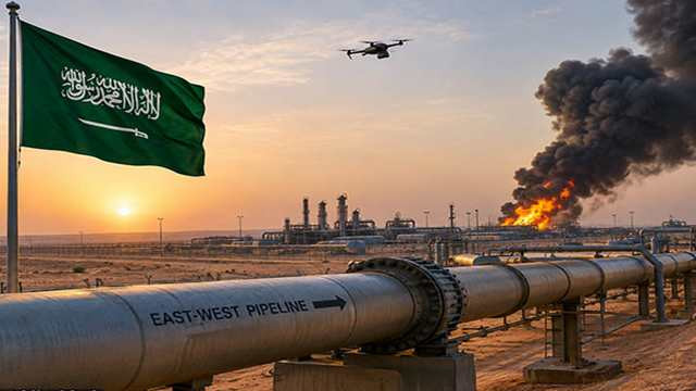 Saudi Arabia Faces Oil Export Crisis as Key Pipeline Remains Shut