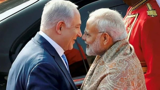 Indian Prime Minister Modi Arrives in Israel on Two-Day Official Visit