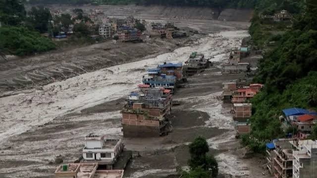 Flash Flood Sweeps Away Up to 40 Houses in Nepal, Several Missing