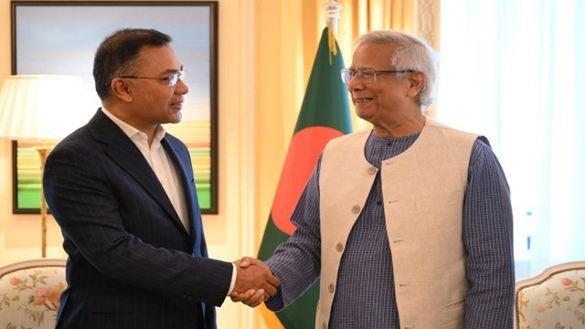 Dr. Yunus-Tarique meeting: Elections before Ramadan if Process is Ready