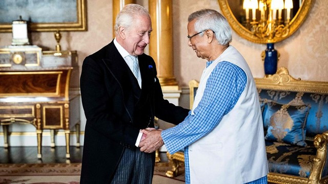 Dr. Yunus honored with 'King Charles Harmony Award'