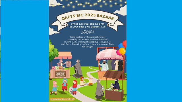 Small Bazaar and Science Fair Poster, Photo: QAFYS