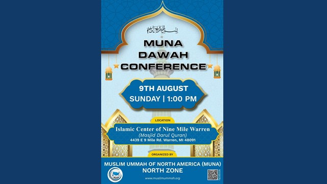 MUNA North Zone to Organize Dawah Conference in Michigan