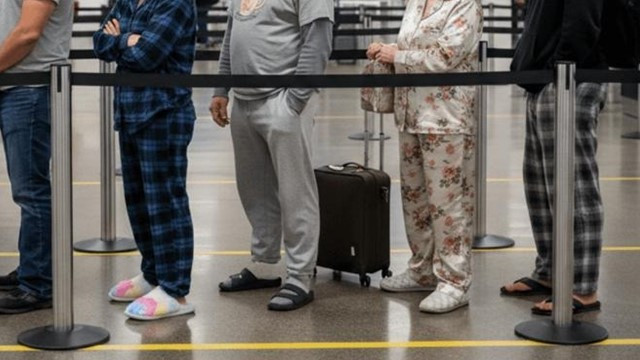 US Airport Dress Code Debate Intensifies as Travelers Protest in Pajamas