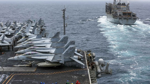 US Naval Buildup Signals Potential Escalation Against Iran