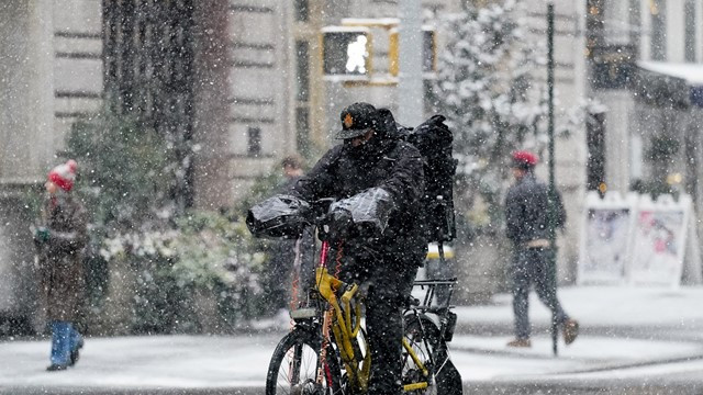 New York Issues Travel Ban as Powerful Storm Hits