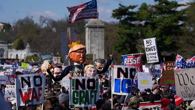 ‘No Kings’ Protests Sweep Across U.S. as Thousands Rally Against Donald Trump Policies”