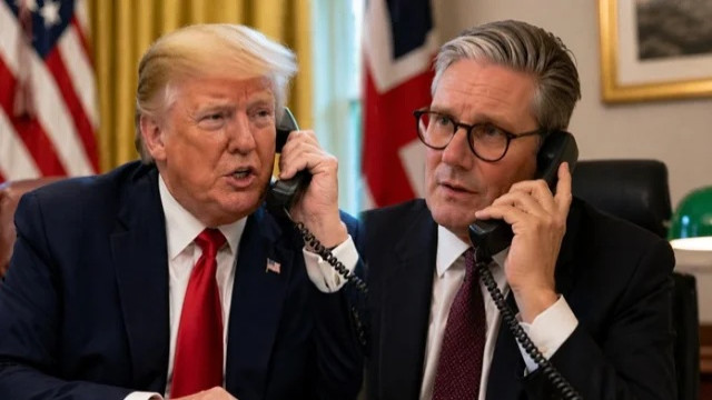 Trump, Starmer Discuss Ensuring Safe Navigation in Strait of Hormuz