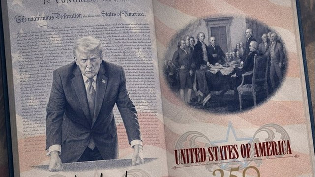 Trump Unveils Commemorative U.S. Passport Featuring His Portrait for America's 250th Anniversary