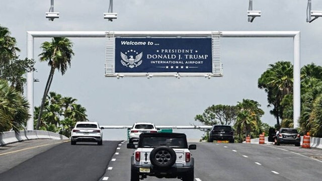 Palm Beach Airport Officially Renamed After President Donald Trump
