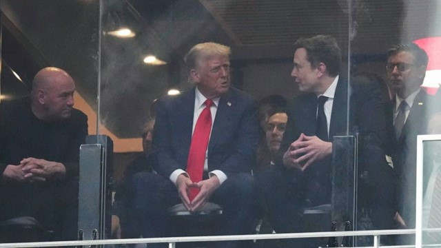 Trump and Elon Musk Sit Side-by-Side, Forgetting Personal Grudges