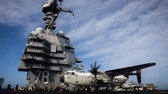 US Aircraft Carrier Fleet Arrives in Caribbean Sea