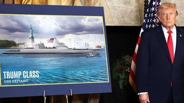 Trump Claims U.S. to Build ‘Most Powerful Warship in History’ Named Trump Class