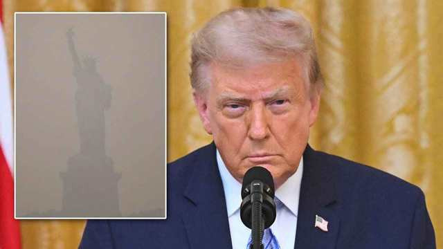 Trump Threatens New Tariffs on Canada Over Wildfire Smoke Blanketing Northern U.S.