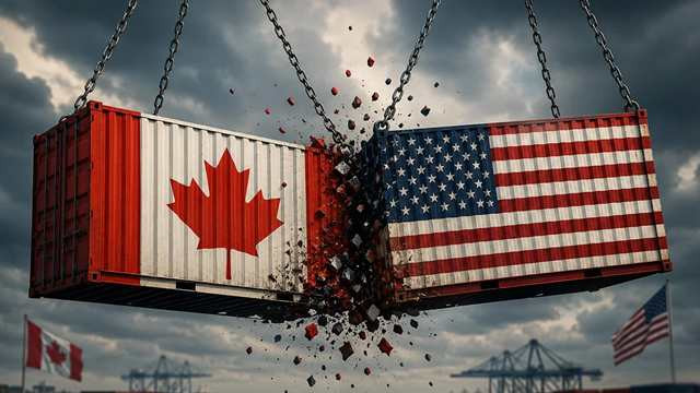 US Imposes 50% Tariffs on $20 Billion of Canadian Imports as Trade Talks Collapse