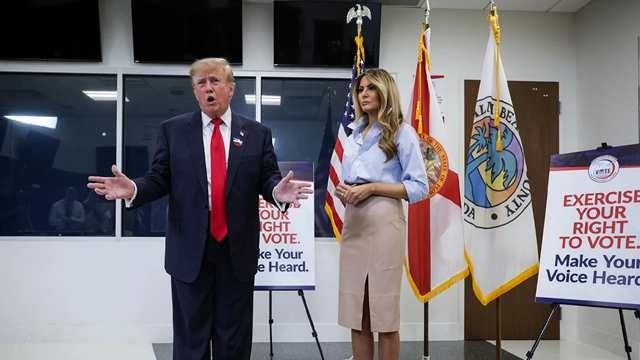 Trump Casts Early Ballot in Florida, Urges Republicans to Vote Ahead of Midterms